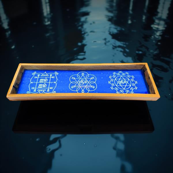 Rangly Navagraha Kolam Stencil Tamil(Model 2)17x5 Inches  Pack of 1 Piece