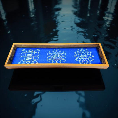 Rangly Navagraha Kolam Stencil Tamil(Model 2)17x5 Inches  Pack of 1 Piece