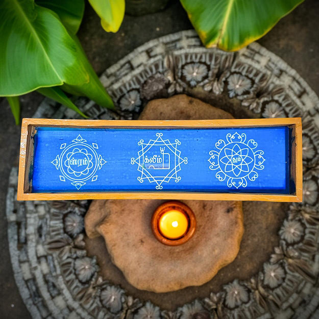 Rangly Navagraha Kolam Stencil Tamil(Model 3) 17x5 Inches  Pack of 1 Piece