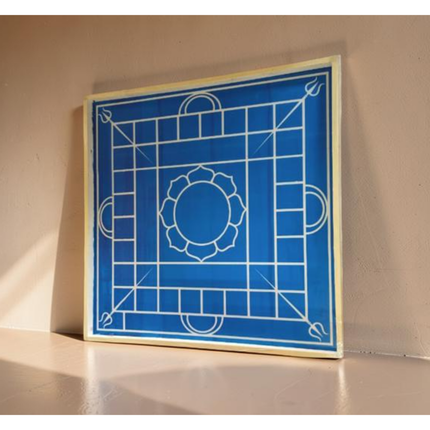 Yantra Design Stencil Wooden Frame 40x40 Inches Pack of 1 piece