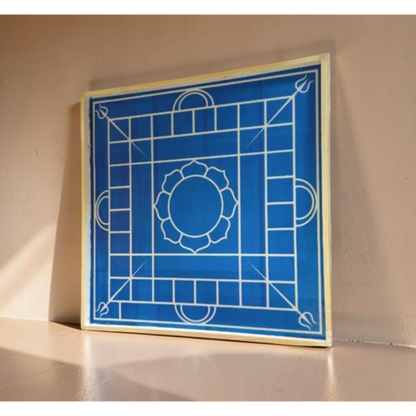 Yantra Design Stencil Wooden Frame 40x40 Inches Pack of 1 piece
