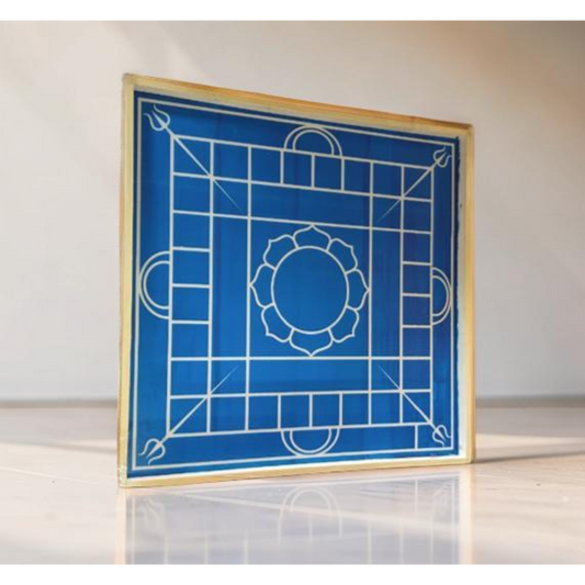 Yantra Design Stencil Wooden Frame 16x16 Inches Pack of 1 piece
