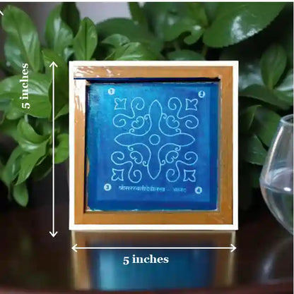 Rangly  Butterfly Design 1 Rangoli Stencil Wooden 5*5 Inches Pack of 1 piece