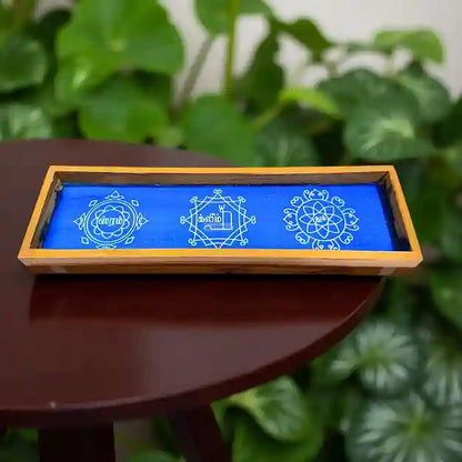 Rangly Navagraha Kolam Stencil Tamil(Model 3) 17x5 Inches  Pack of 1 Piece