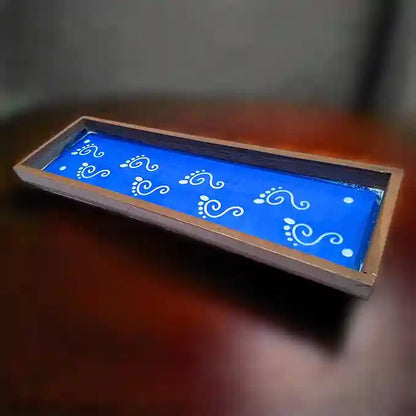 Rangly Lakshmi Padam   Border Rangoli  Wooden 17x5 Inches  Pack of 1 Piece