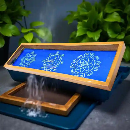 Rangly Navagraha Kolam Stencil Tamil(Model 3) 17x5 Inches  Pack of 1 Piece