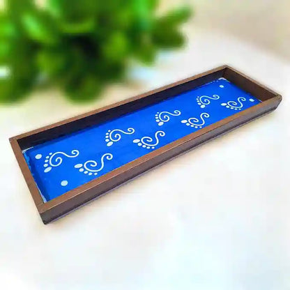 Rangly Lakshmi Padam   Border Rangoli  Wooden 17x5 Inches  Pack of 1 Piece