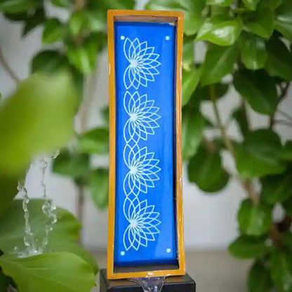 Rangly Lotus Padmam Border Rangoli Stencils Wooden 17x5 Inches  Pack of 1 Piece