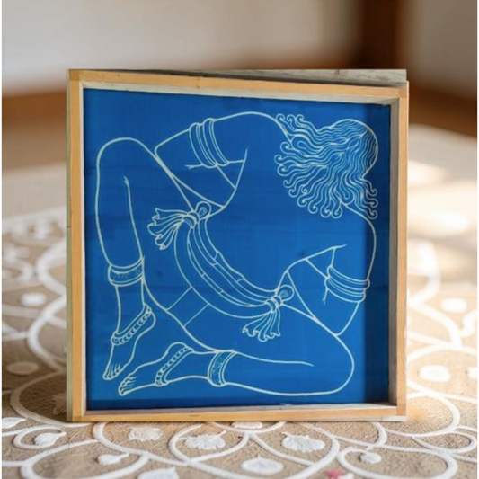 Rangly Jumbo Vastu Purusha Model 3 Stencil Wooden 24x24 Inches Pack of 1 piece
