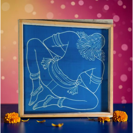 Rangly  Jumbo Vastu Purusha Yantra Model 3 Rangoli Design Stencil Wooden 40x40 Inches Pack of 1 piece